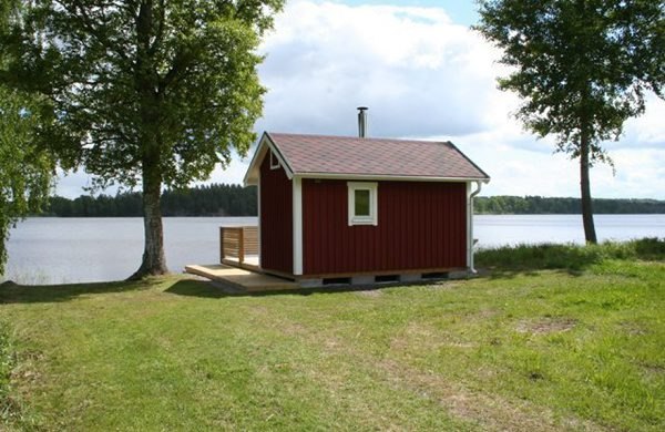 Ferienhaus Schweden mit Boot für 6 Personen in Vallstorp - Sauna am See